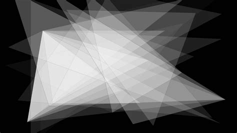 Geometry White Triangle Black Hd Abstract Wallpapers Hd Wallpapers