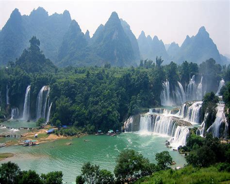 Detian Waterfalls China World Most Beautiful Place Most Beautiful