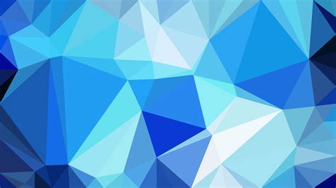 🔥 Free Download Free Blue Triangle Geometric Background Vector