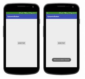 Create An Android Button Programmatically In Android Tutorialwing
