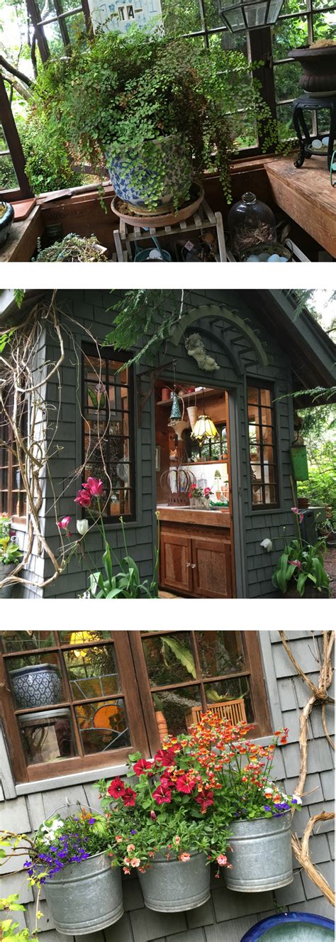 Gorgeous Rustic Garden Potting Shed Take A Tour Rustic