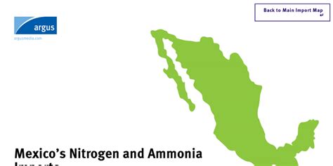 Mexico Import Options Argus Fertilizer Nitrogen And Ammonia Import Maps
