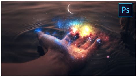 Photoshop Manipulation How To Put The Galaxy In Your Hands Youtube