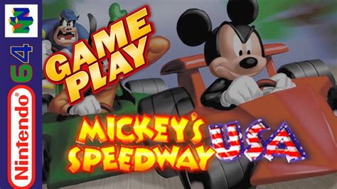 Mickeys Speedway Usa N64 Gameplay Youtube