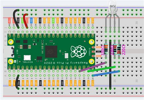 RGB LED SunFounder Thales Kit For Raspberry Pi Pico Documentation