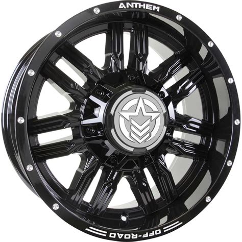 Anthem Off Road Equalizer 18x9 0 Gloss Black A753189055050d Fitment Industries