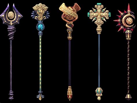 Magic Staff Design 3d Model 3dsmax Files Free Download Cadnav