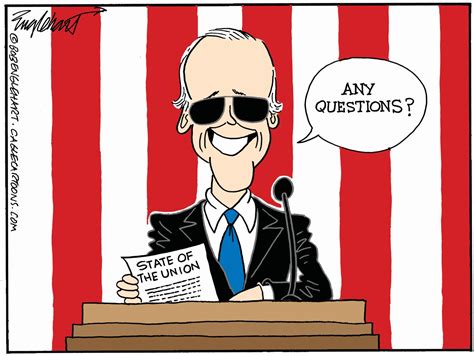 State Of The Union Speech Editorial Cartoon