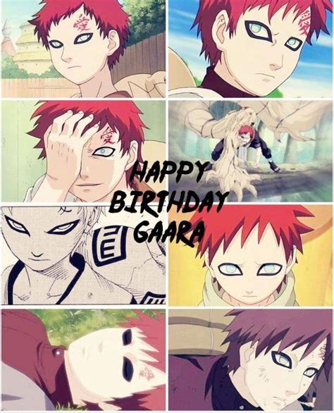 Happy Birthday Gaara 🎉🎉 Naruto Amino