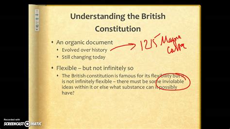 It is up to congress to decide what other federal courts we will have. British Constitution Overview - YouTube