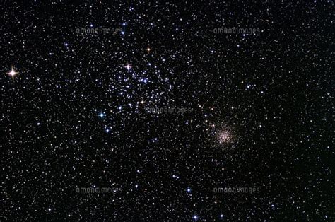 Star Clusters M35 And Ngc 2158， Optical Image 01809014588 の写真素材・イラスト素材