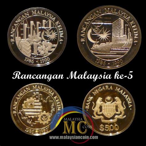 Penekanan utama rancangan malaysia kelima adalah untuk meningkatkan sektor perindustrian. Syiling Rancangan Malaysia ke-5 (RMK5) - Malaysia Coin