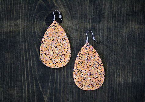 Halloween Faux Leather Earrings Large Oval 25 Free Shipping