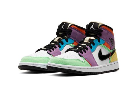 Air Jordan 1 Mid Se Multicolor Offers Spirited Spring Style