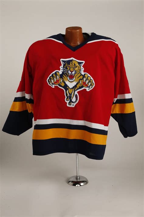 Signed Jersey From An Original Panther Florida Panthers Virtual Vault