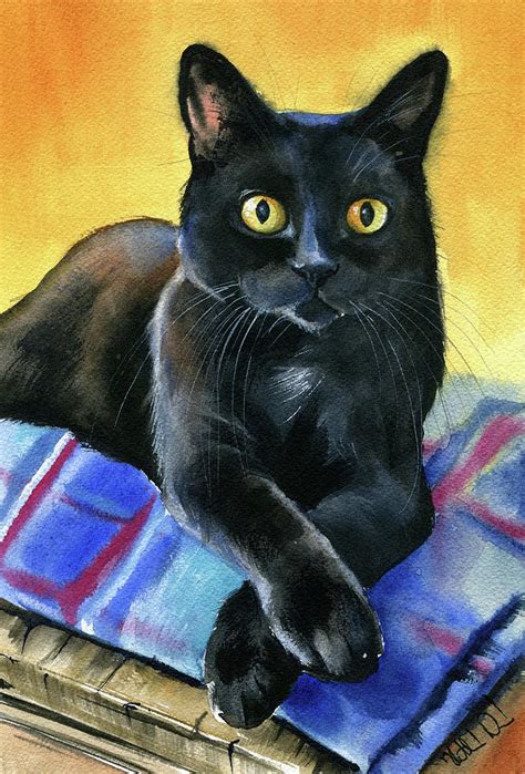 Black Cat Art Bewitched Black Cat Canvas Print By Lisa Parker Gothic