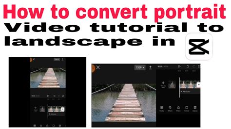 How To Convert Portrait Video Into Landscape Editing YouTube