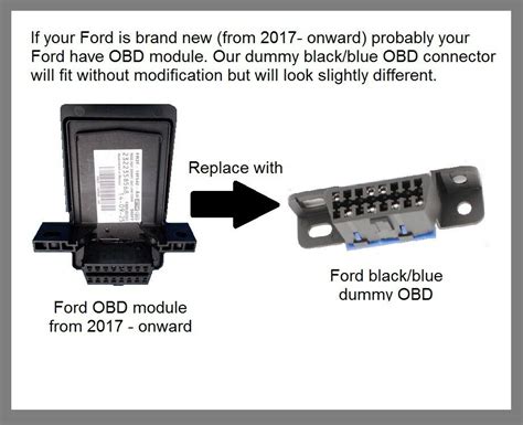 Ford Dummy Obd Port Relocation Dummy Obd