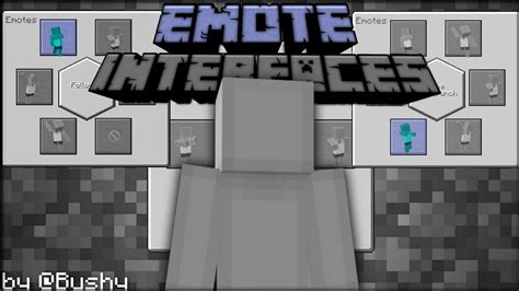 Minecraft Legacy Console Edition Emote Interface Pack Beta Test Youtube