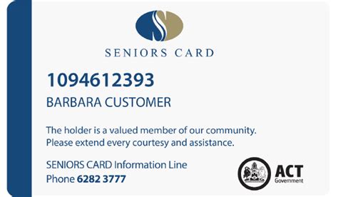 Act Seniors Card Cota Act
