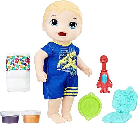Hasbro Baby Alive Boy Doll Snackin Luke Blonde Uk Toys