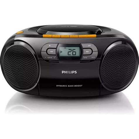 Philips Az328 Radio Recorder Portable Cd Mp3 Cassette Recorder Fm