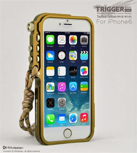 Apple Fashion 4th Design Trigger Iphone 6 Perfect Case For Your Bent