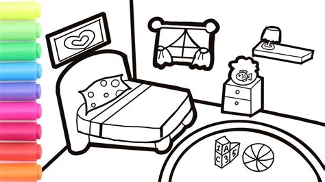 Bedroom Coloring Pages For Kids Picking A Color Scheme For A Kid S Room