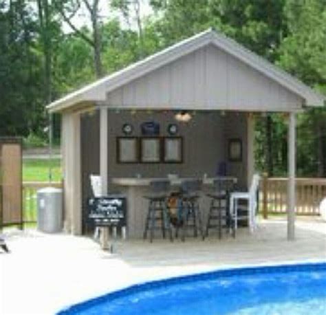 😵🎓👊👟😎👙😵 Pool Shed Pool House Designs Pool Side Bar