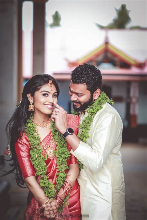 Photo Of A South Indian Couple On Their Wedding Day Indian Wedding