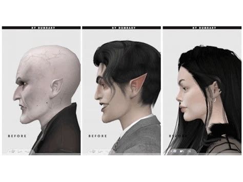 Dumbabysims Chin Slider For A Perfect Face In Profile The Sims 4