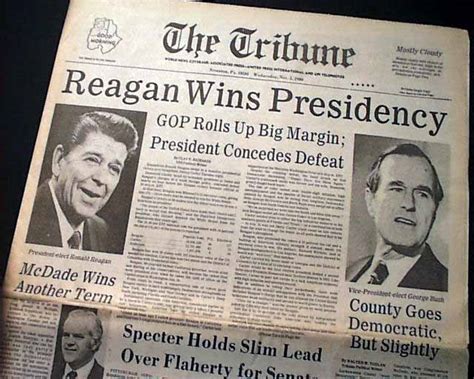 Reagan Wins The Presidential Election