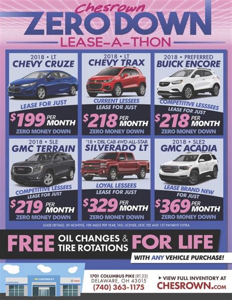 Current New Chevrolet Buick Gmc Specials Offers Chesrown Chevrolet