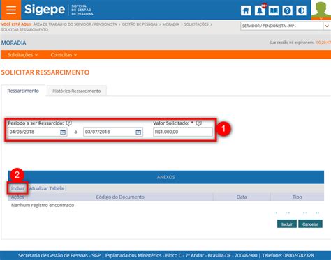 Solicitar Ressarcimento Do Aux Lio Moradia Portal Do Servidor