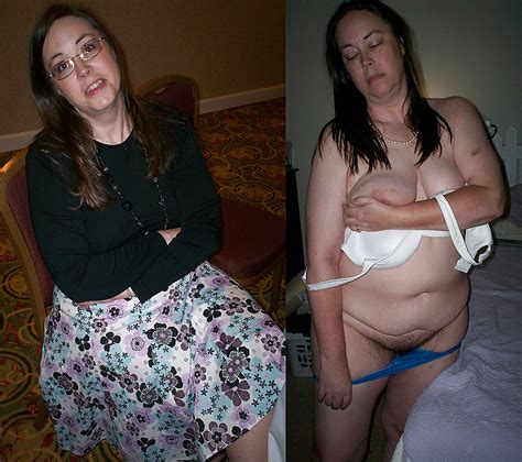 Slut Wife Brenda Wilcox Dressed And Undressed At