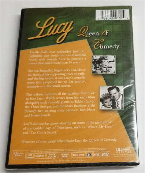 I Love Lucy Queen Of Comedy Dvd Tribute Feature Lucille Ball Desi Arnez Ebay