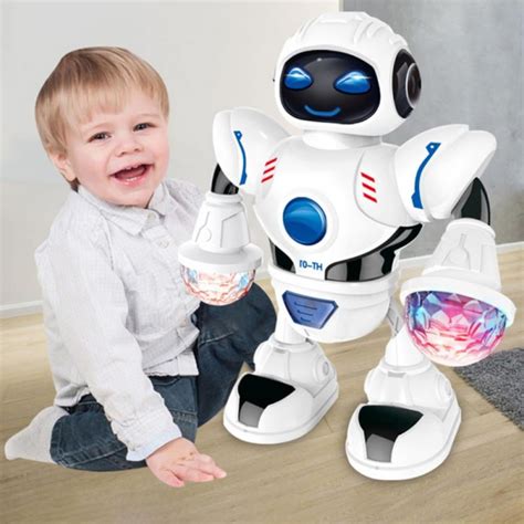 Big Savewalking Dancing Robot Toys For Kids 360°body Spinning Robot