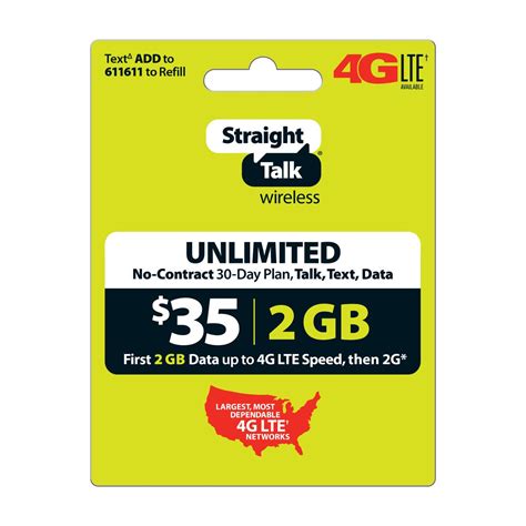 Straight Talk $35 Unlimited 30-Day Prepaid Plan (5GB of data at high