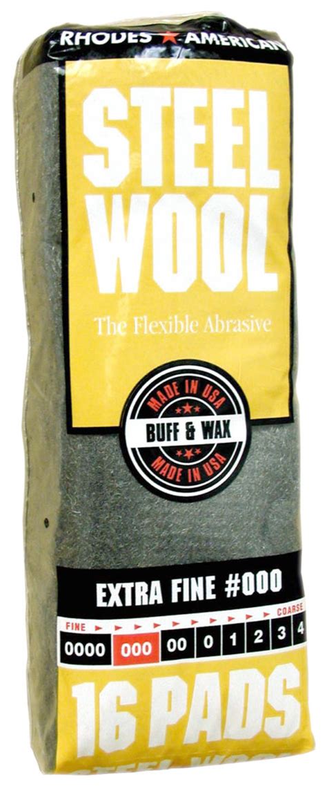 16 Pad Packs Of Steel Wool By Rhodes Steel Wool Online