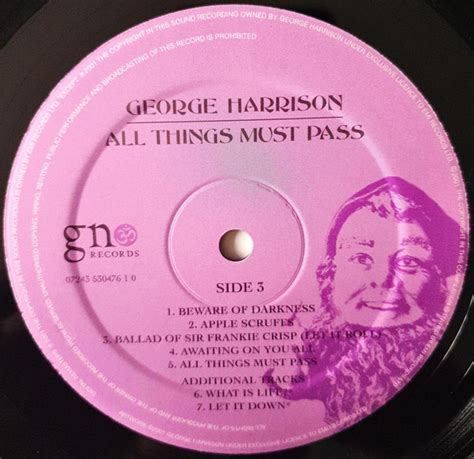 George Harrison All Things Must Pass Used Vinyl High Fidelity Vinyl Records And Hi Fi