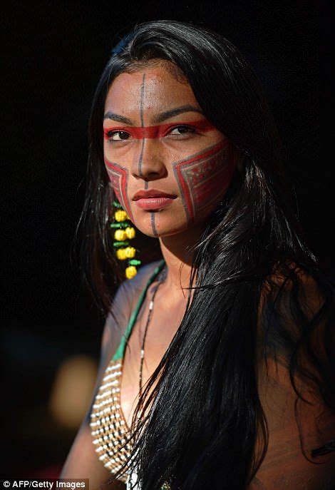 Native American Women Face Paintings