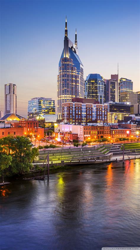 Downtown Nashville Tennessee Ultra Hd Desktop Background Wallpaper For