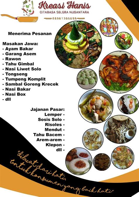 Poster Makanan Nusantara Koleksi Gambar Poster Makanan Khas Riset