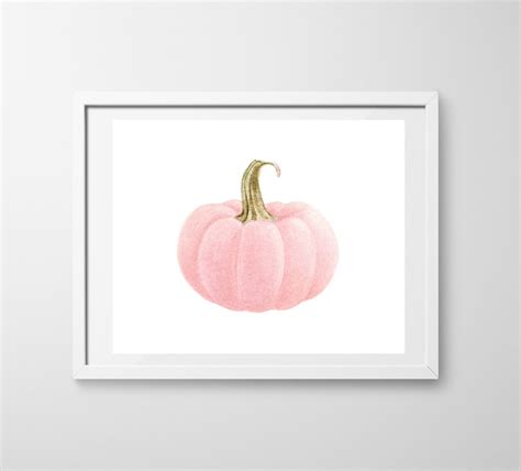 Blush Pink Pumpkins Pink Pumpkin Printable Pastel Pumpkins Etsy