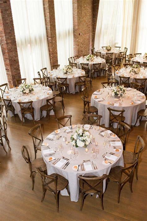 Rustic And Elegant New York Wedding Every Last Detail Round Wedding Tables Round Table