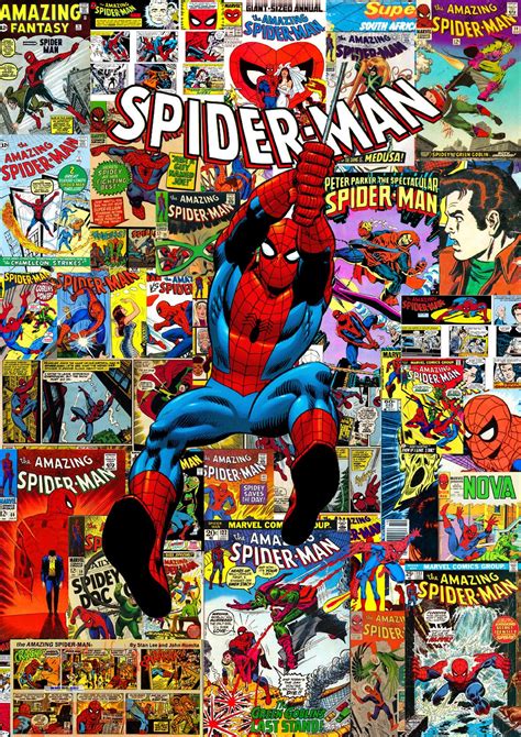 Spider Man Covers Retro 60 70 Amazing Spiderman Marvel Comics