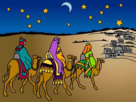 Banco De Imágenes Gratis Los Tres Reyes Magos Cruzando El Desierto En