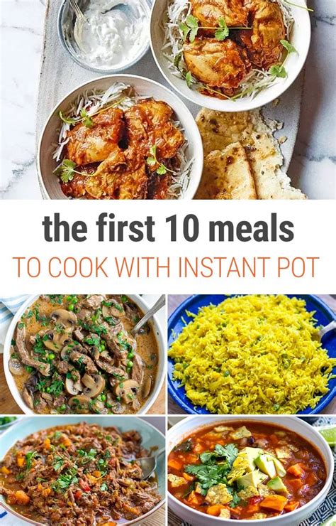 Healthy and delicious easy instant pot recipes for beginners to help you learn to make amazing quick and simple meals. The First 10 Meals To Make In Your Instant Pot As A Beginner