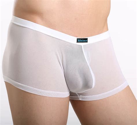 8 Color Of Styles Sexy Men S Underwear Sheer Boxer Shorts Pouch