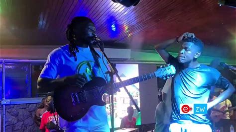 Baba Harare Showing Off Lead Guitar Skills Live At Club Zone Fio 2023